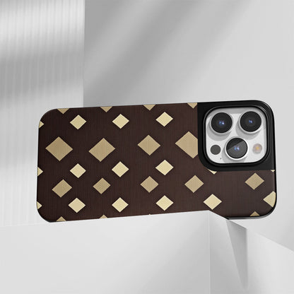 Industry-Level Tough Matte Checks iPhone Case