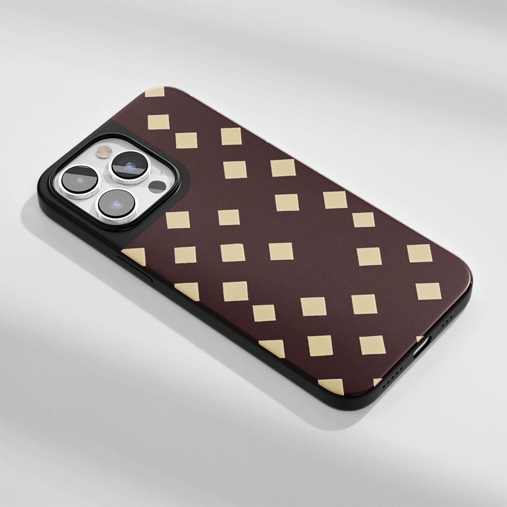 Industry-Level Tough Matte Checks iPhone Case