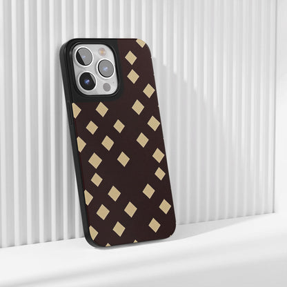 Industry-Level Tough Matte Checks iPhone Case