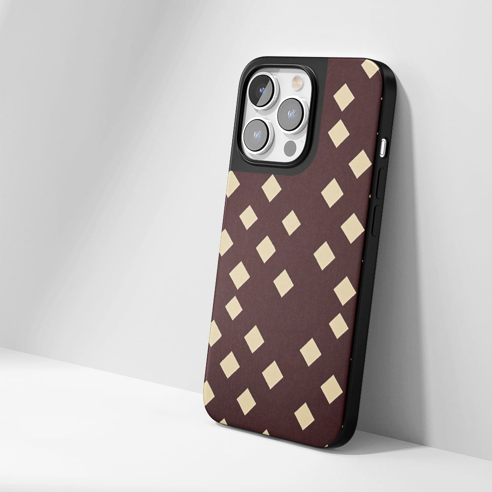 Industry-Level Tough Matte Checks iPhone Case