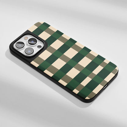 Industry-Level Tough Matte Checks iPhone Case