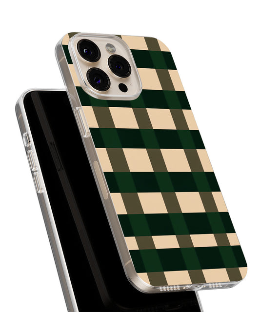 Latest 3rd-Generation Crystal Tough Glossy Checks iPhone Case (MagSafe-Compatible)