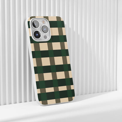 Latest 3rd-Generation Crystal Tough Glossy Checks iPhone Case