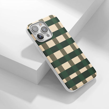 Latest 3rd-Generation Crystal Tough Glossy Checks iPhone Case