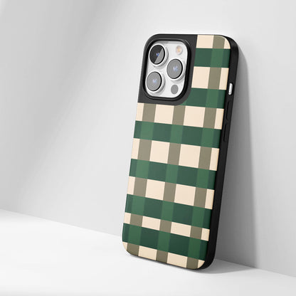 Industry-Level Tough Matte Checks iPhone Case