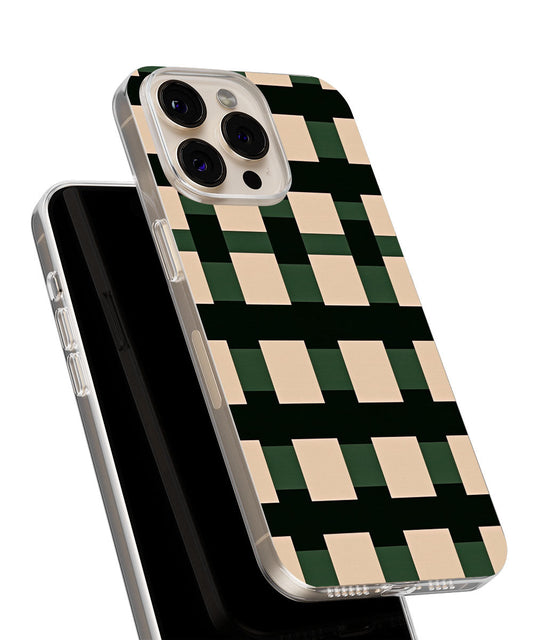 Latest 3rd-Generation Crystal Tough Glossy Checks iPhone Case (MagSafe-Compatible)