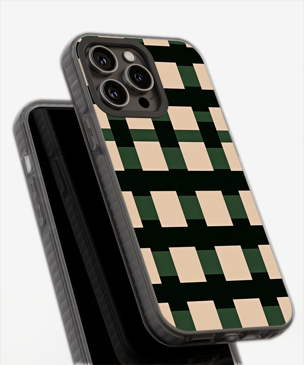 Latest 3rd-Generation Pop Tough Matte Checks iPhone Case (MagSafe-Compatible)