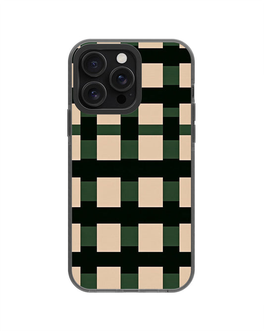 Latest 3rd-Generation Pop Tough Matte Checks iPhone Case (MagSafe-Compatible) [Back Cover Only]