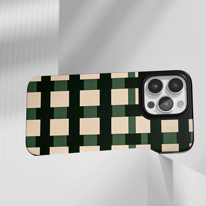 Industry-Level Tough Matte Checks iPhone Case