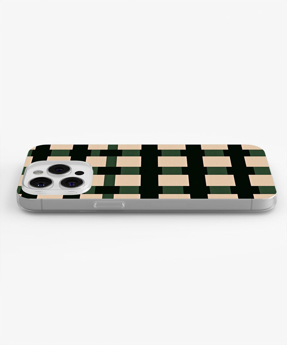 Latest 3rd-Generation Crystal Tough Glossy Checks iPhone Case (MagSafe-Compatible)