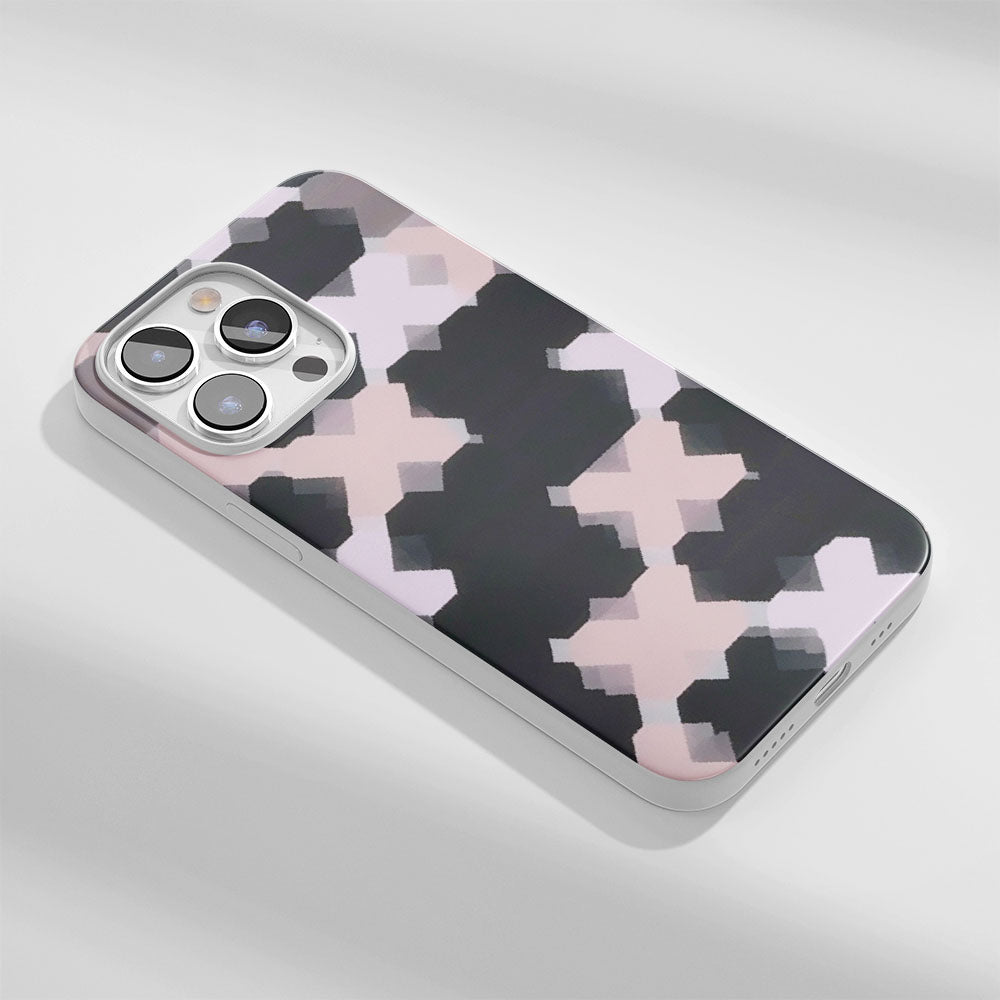 Latest 3rd-Generation Crystal Tough Glossy Checks iPhone Case