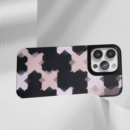 Industry-Level Tough Matte Checks iPhone Case