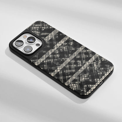 Industry-Level Tough Matte Checks iPhone Case