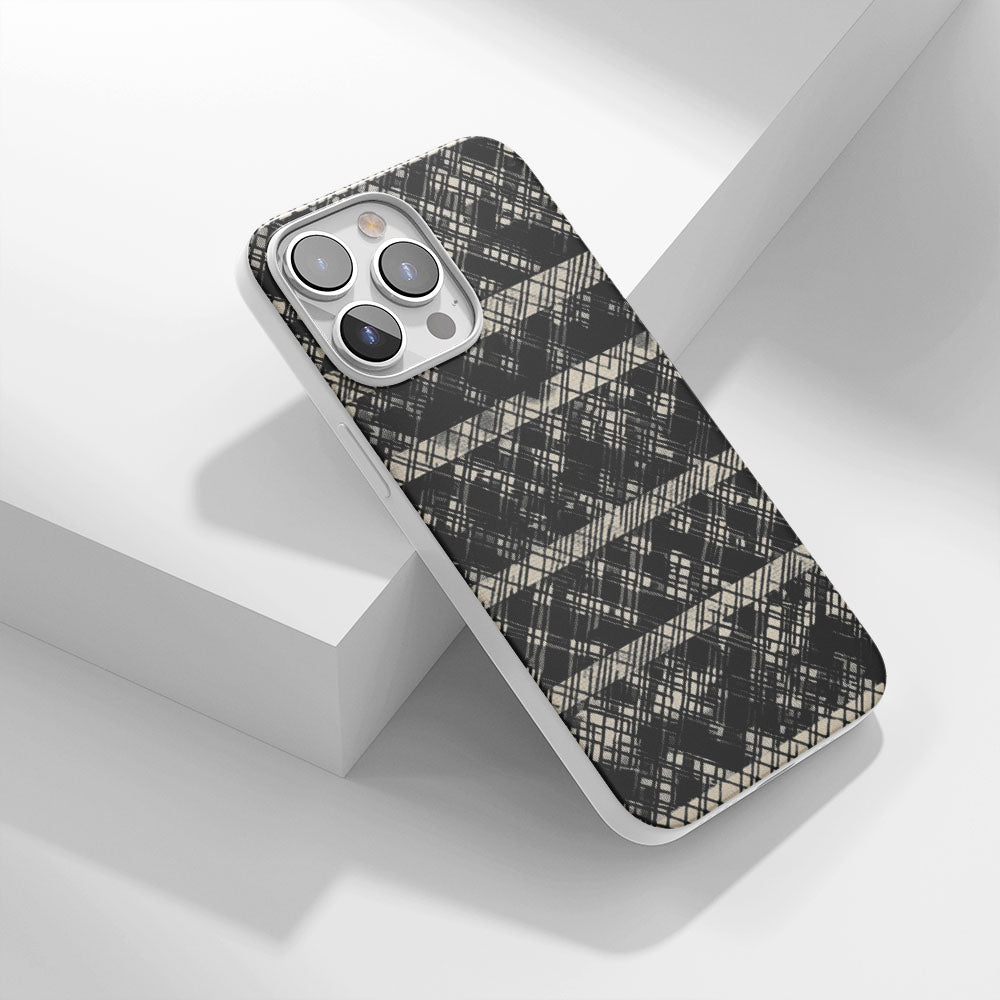 Latest 3rd-Generation Crystal Tough Glossy Checks iPhone Case