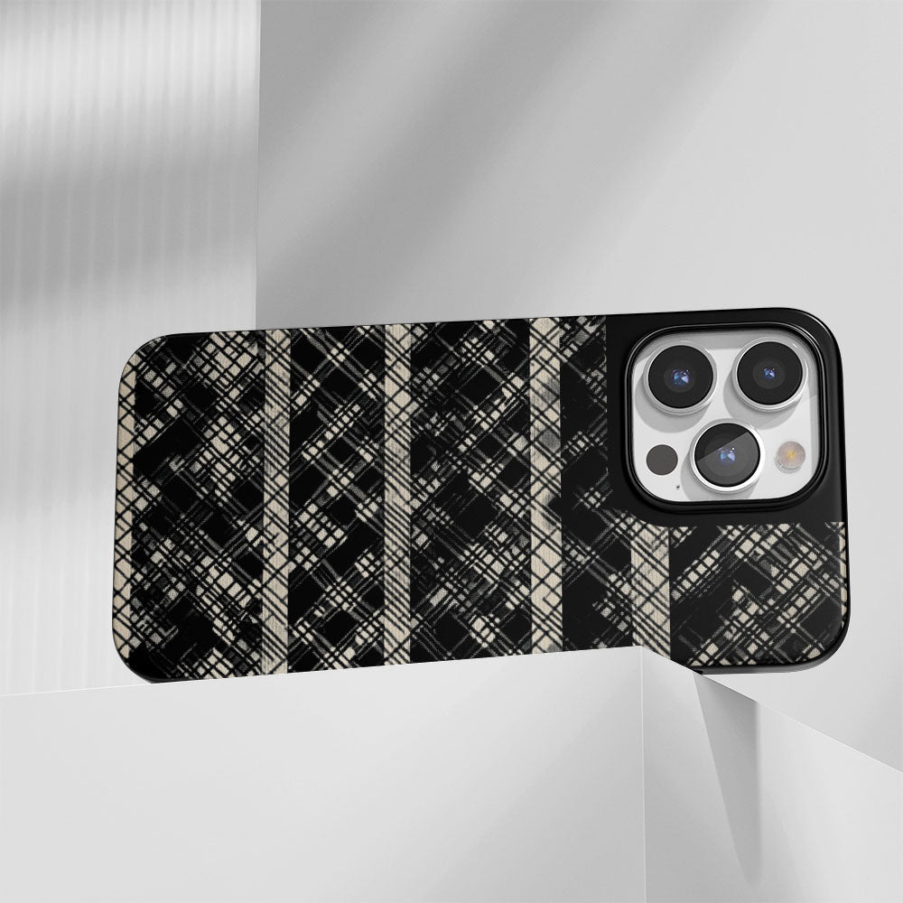 Industry-Level Tough Matte Checks iPhone Case