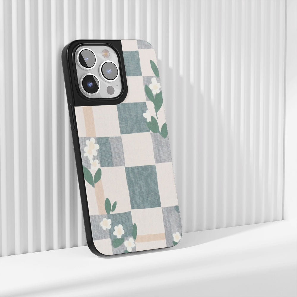 Industry-Level Tough Matte Checks iPhone Case