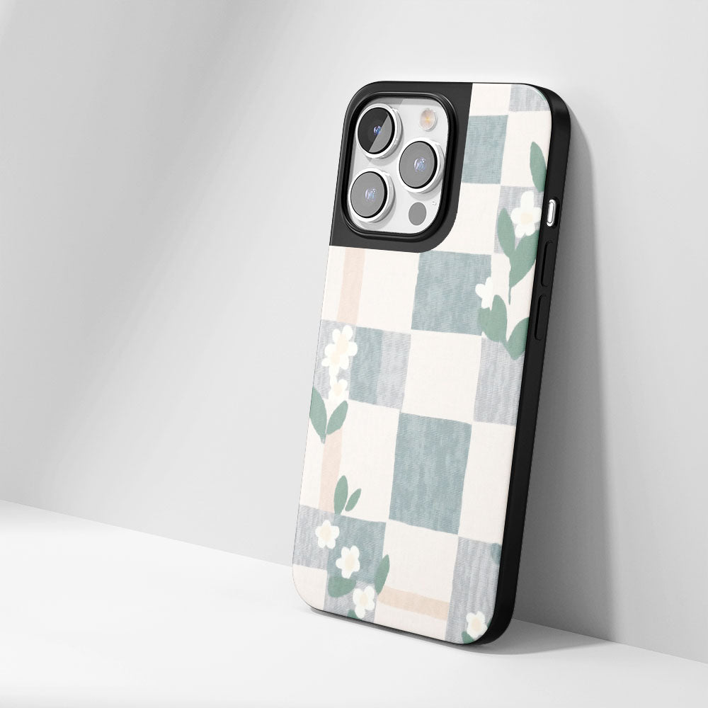 Industry-Level Tough Matte Checks iPhone Case