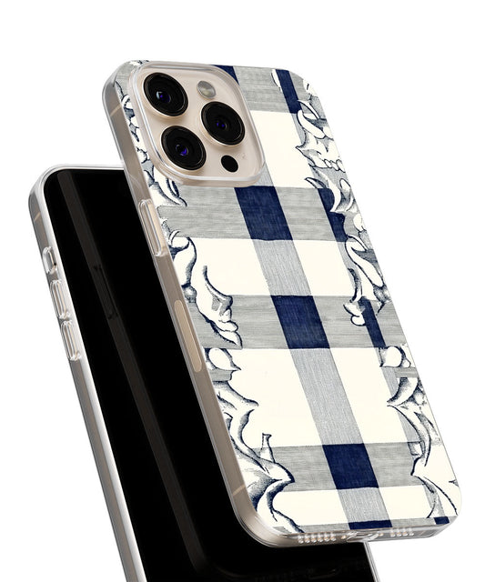 Latest 3rd-Generation Crystal Tough Glossy Checks iPhone Case (MagSafe-Compatible)