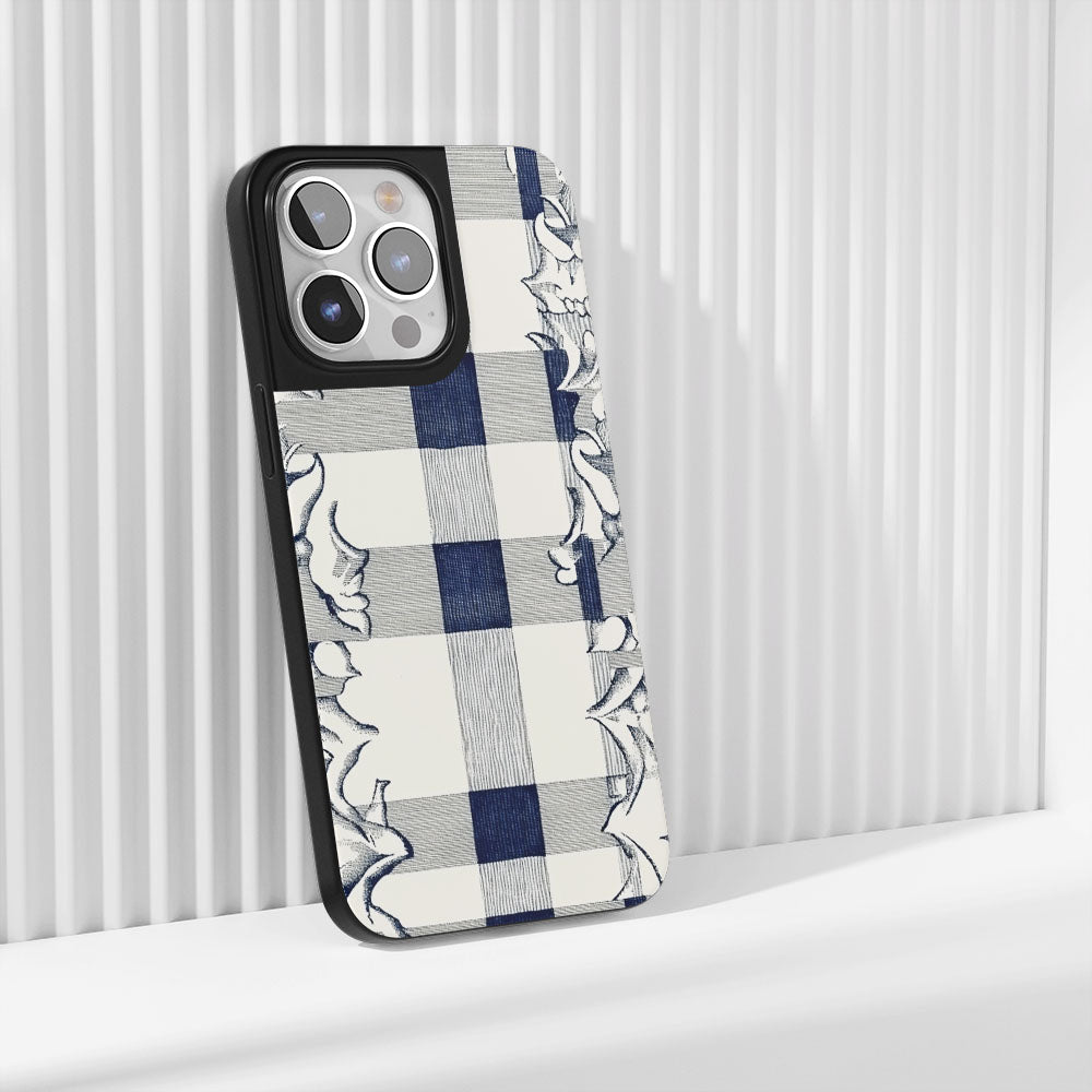 Industry-Level Tough Matte Checks iPhone Case