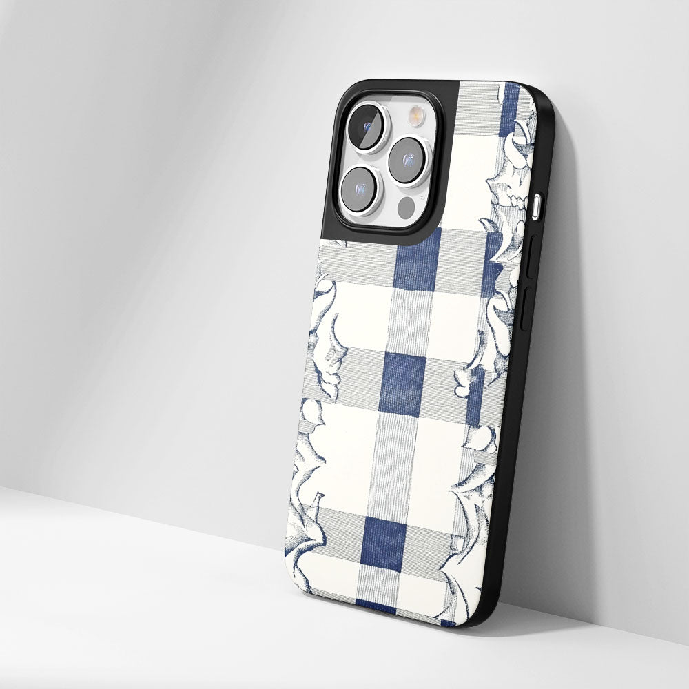 Industry-Level Tough Matte Checks iPhone Case