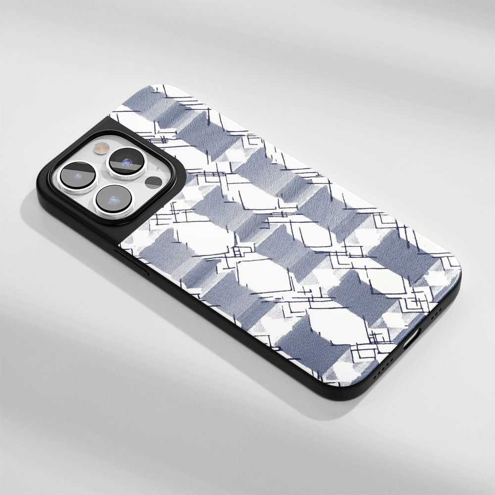 Industry-Level Tough Matte Checks iPhone Case