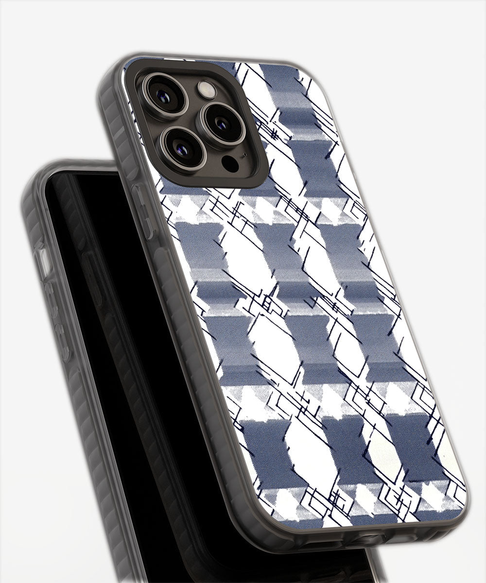Latest 3rd-Generation Pop Tough Matte Checks iPhone Case (MagSafe-Compatible)