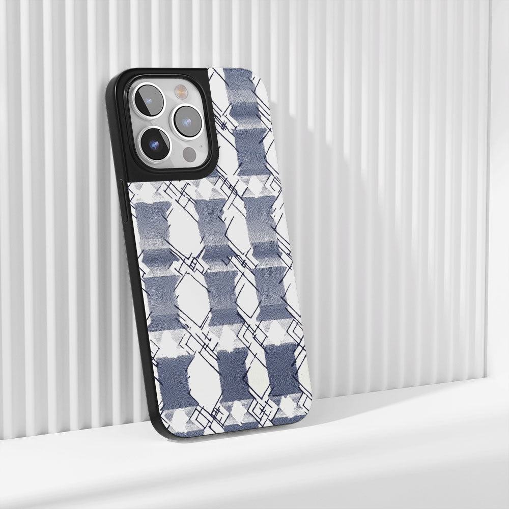 Industry-Level Tough Matte Checks iPhone Case