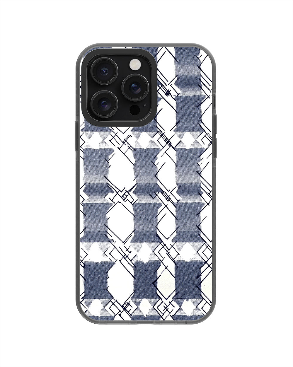 Latest 3rd-Generation Pop Tough Matte Checks iPhone Case (MagSafe-Compatible) [Back Cover Only]
