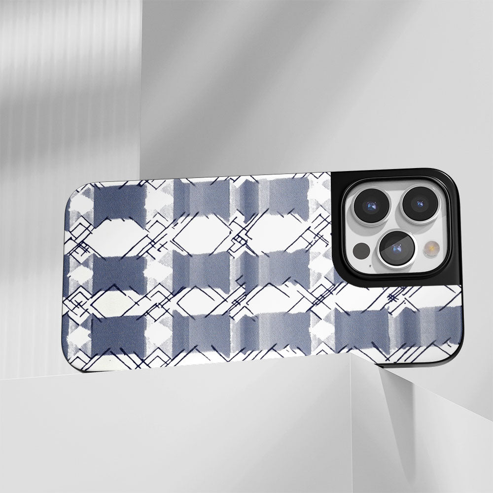 Industry-Level Tough Matte Checks iPhone Case