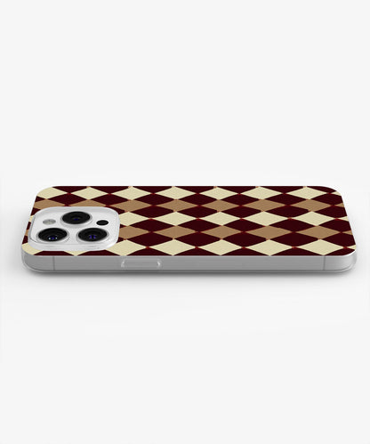 Latest 3rd-Generation Crystal Tough Glossy Checks iPhone Case (MagSafe-Compatible)