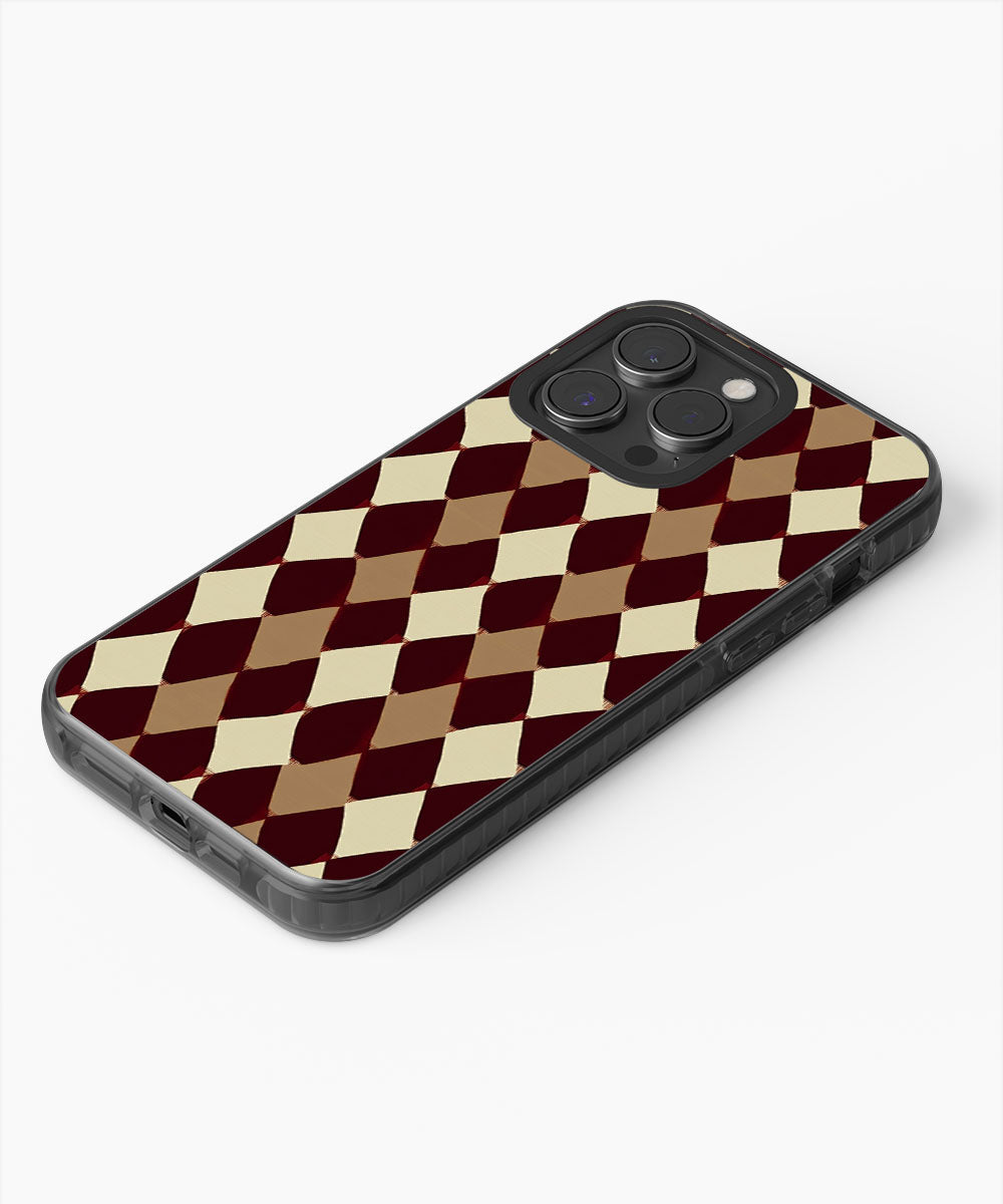 Latest 3rd-Generation Pop Tough Matte Checks iPhone Case (MagSafe-Compatible)