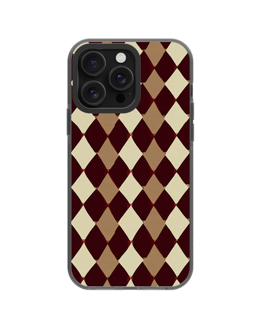 Latest 3rd-Generation Pop Tough Matte Checks iPhone Case (MagSafe-Compatible) [Back Cover Only]