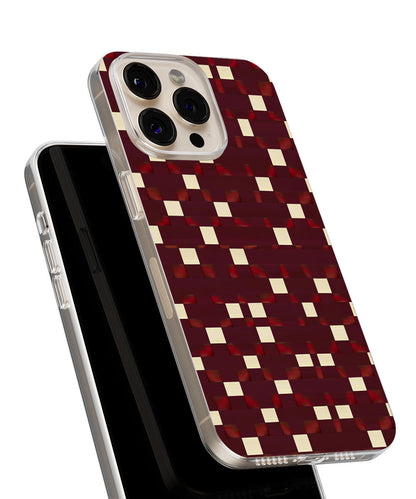 Latest 3rd-Generation Crystal Tough Glossy Checks iPhone Case (MagSafe-Compatible)