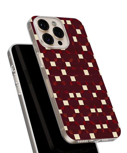 Latest 3rd-Generation Crystal Tough Glossy Checks iPhone Case (MagSafe-Compatible)