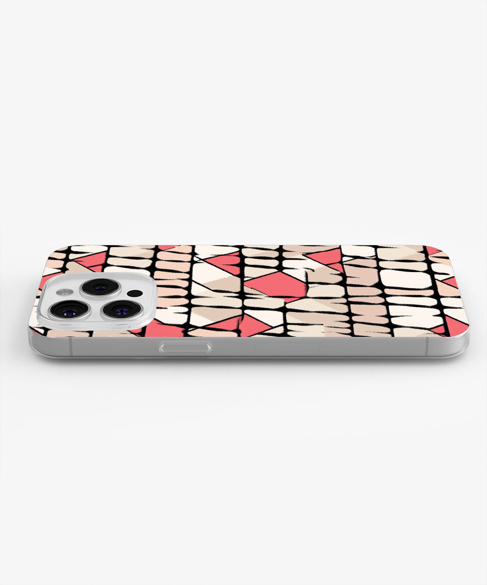 Latest 3rd-Generation Crystal Tough Glossy Checks iPhone Case (MagSafe-Compatible)