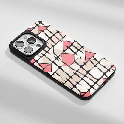 Industry-Level Tough Matte Checks iPhone Case