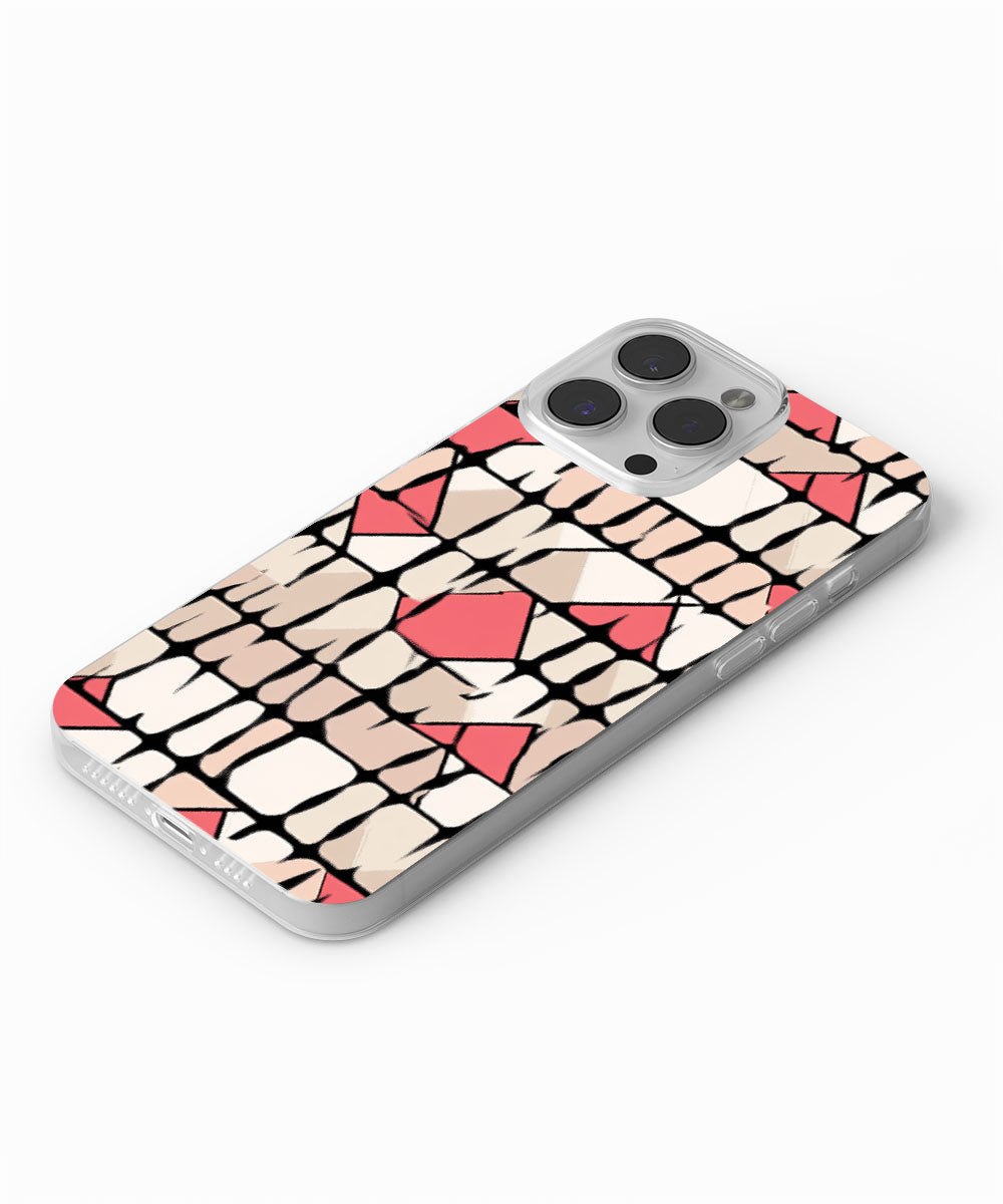 Latest 3rd-Generation Crystal Tough Glossy Checks iPhone Case (MagSafe-Compatible)
