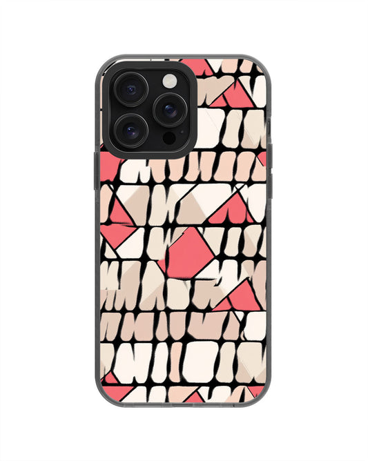 Latest 3rd-Generation Pop Tough Matte Checks iPhone Case (MagSafe-Compatible) [Back Cover Only]