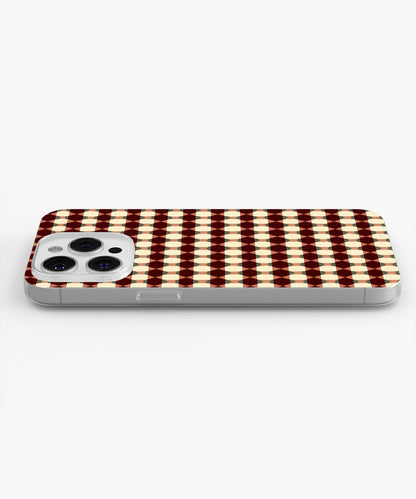 Latest 3rd-Generation Crystal Tough Glossy Checks iPhone Case (MagSafe-Compatible)
