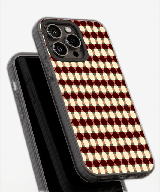 Latest 3rd-Generation Pop Tough Matte Checks iPhone Case (MagSafe-Compatible)