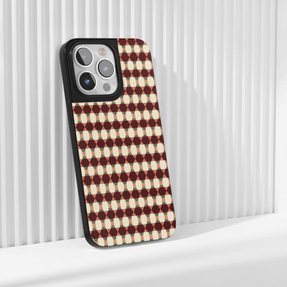 Industry-Level Tough Matte Checks iPhone Case