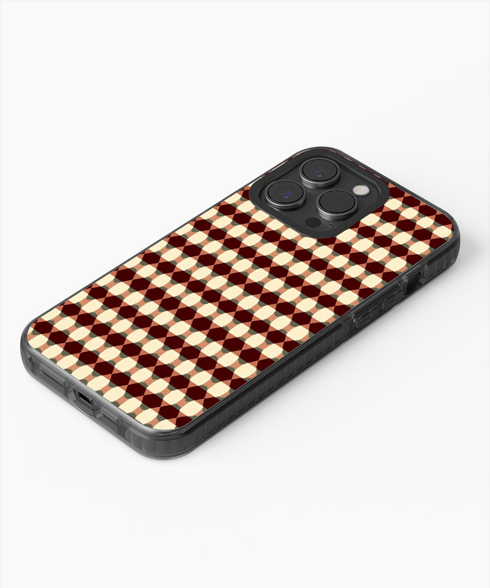Latest 3rd-Generation Pop Tough Matte Checks iPhone Case (MagSafe-Compatible)