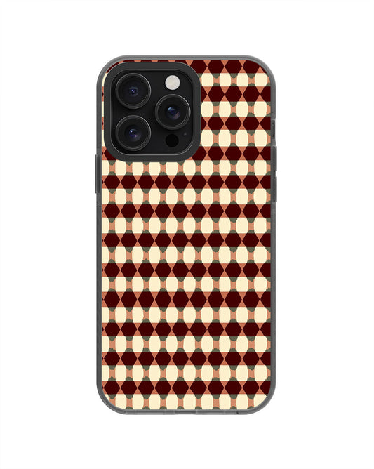 Latest 3rd-Generation Pop Tough Matte Checks iPhone Case (MagSafe-Compatible) [Back Cover Only]