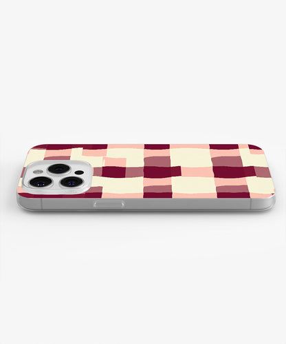 Latest 3rd-Generation Crystal Tough Glossy Checks iPhone Case (MagSafe-Compatible)