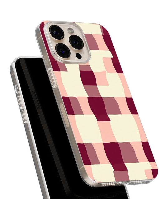 Latest 3rd-Generation Crystal Tough Glossy Checks iPhone Case (MagSafe-Compatible)
