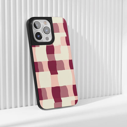 Industry-Level Tough Matte Checks iPhone Case