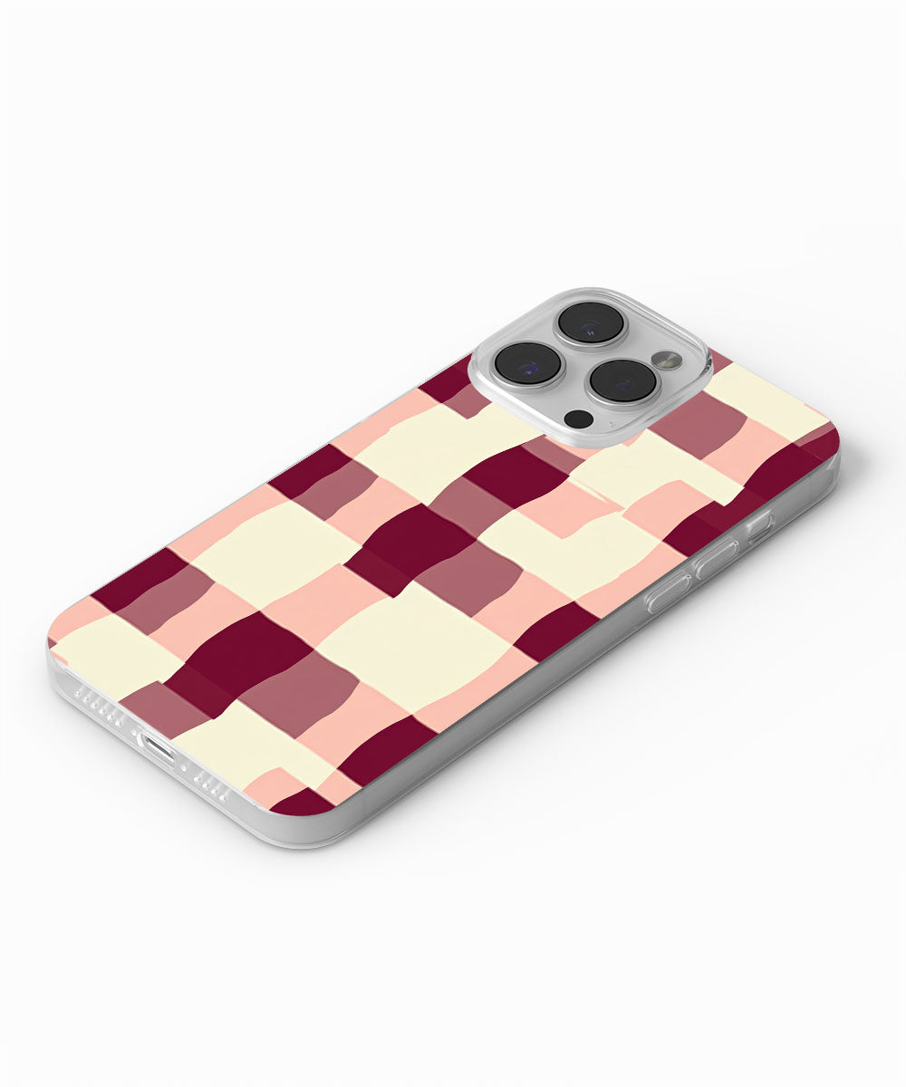 Latest 3rd-Generation Crystal Tough Glossy Checks iPhone Case (MagSafe-Compatible)