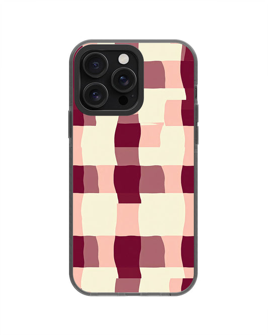 Latest 3rd-Generation Pop Tough Matte Checks iPhone Case (MagSafe-Compatible) [Back Cover Only]