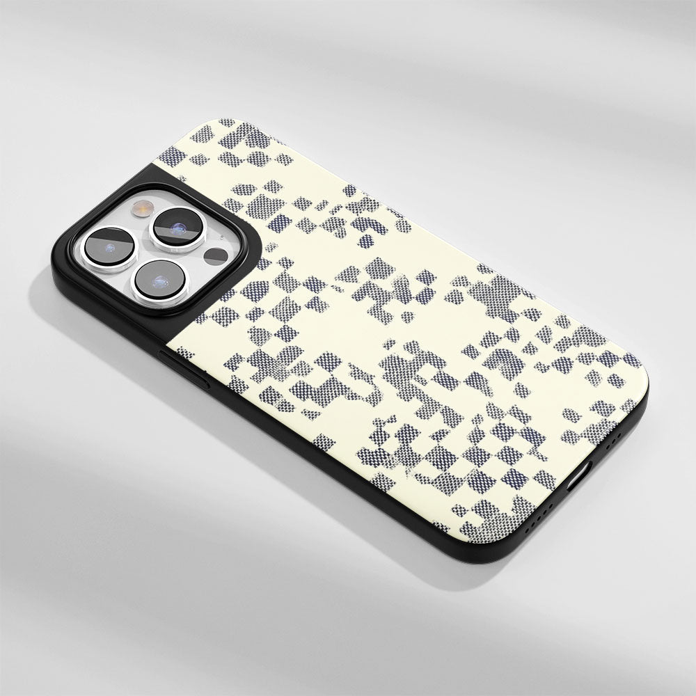 Industry-Level Tough Matte Checks iPhone Case