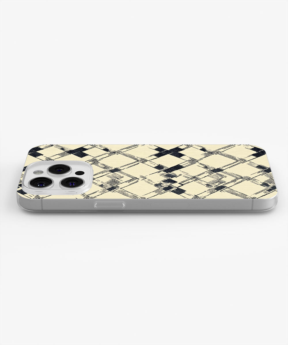 Latest 3rd-Generation Crystal Tough Glossy Checks iPhone Case (MagSafe-Compatible)